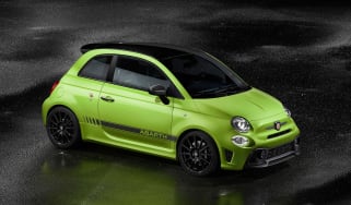 Abarth 595 MY19 update - front quarter green