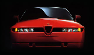Alfa Romeo SZ headlights